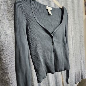 H&M Coral and Yellow Women's Top